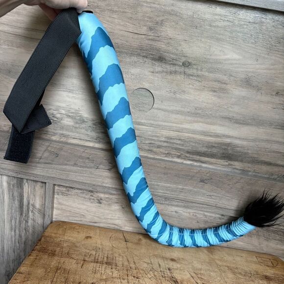 Disney Pandora Blue & Black Adjustable Belt Avatar Tail Cosplay Kids Adult - Picture 3 of 8